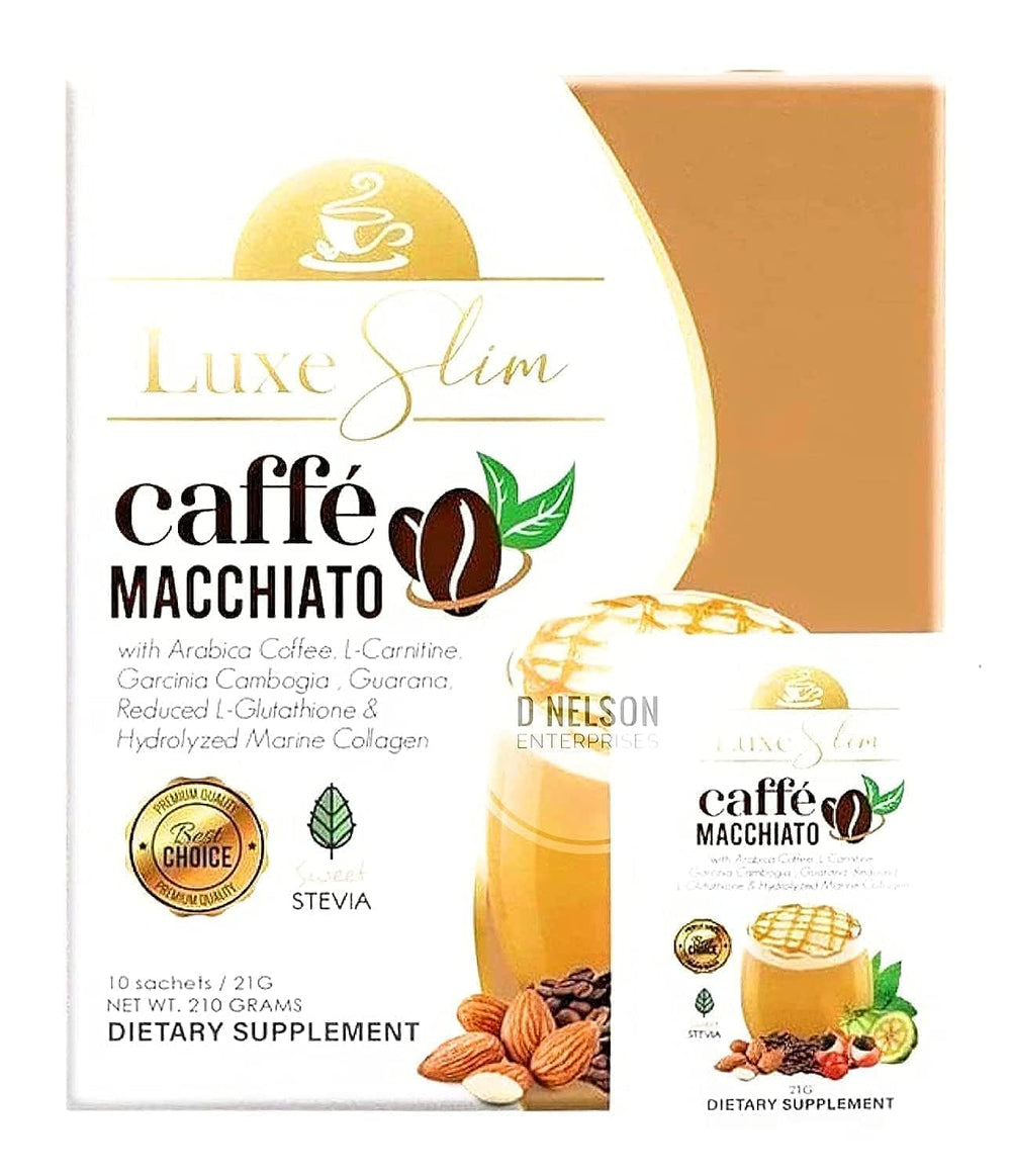 Luxe Slim Cafe Macchiato sachets pack (10 x 21g)