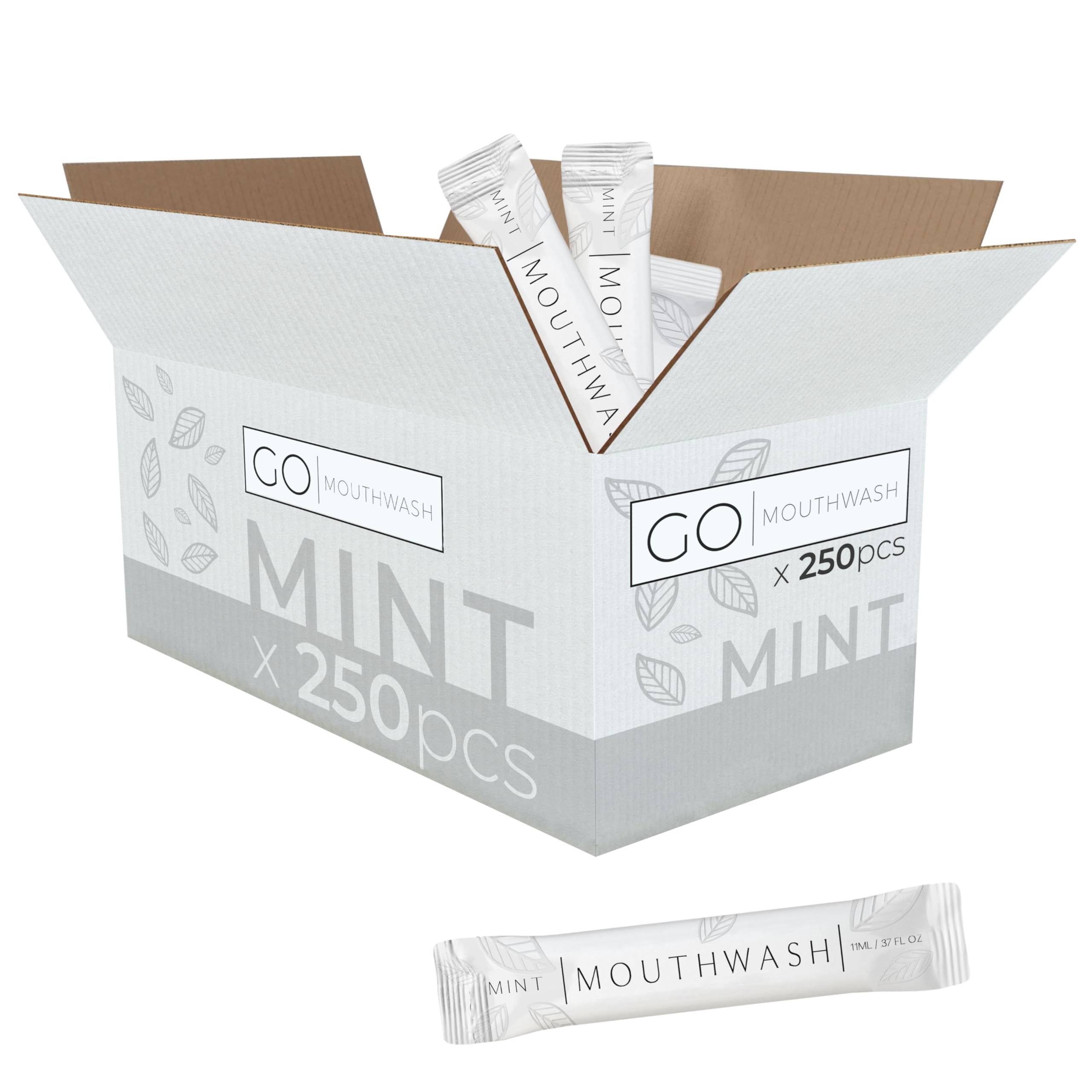 Hero image: Luxury Mouthwash Packets, 1,000-count, matte white
