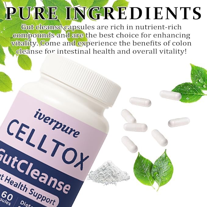Capsules of Lverpure Celltox Gut Cleanse