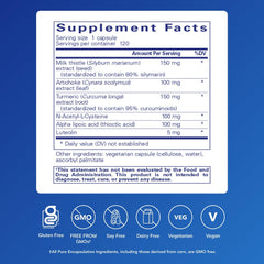 LVR Formula bottle labeled for liver health support