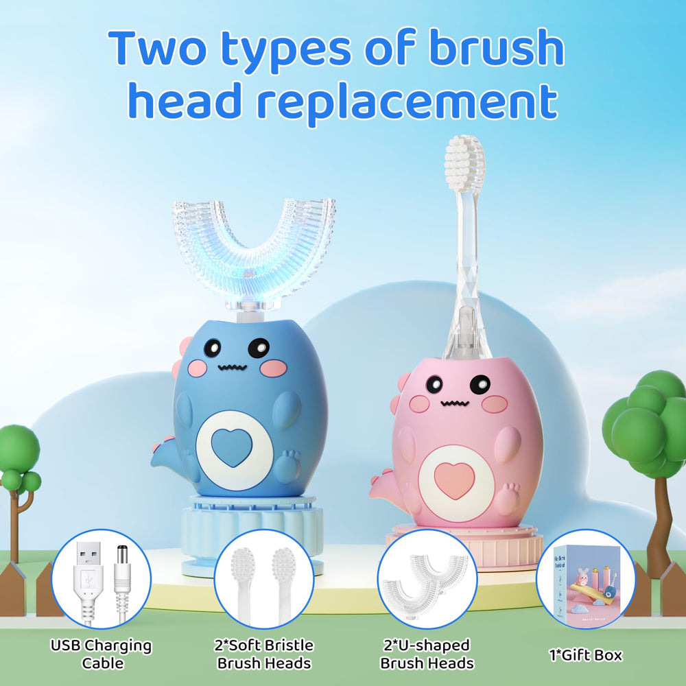 360 degree sonic brushing illustration