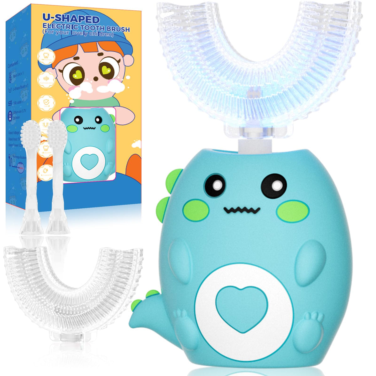 Lwalaneng kids U-shaped electric toothbrush hero image