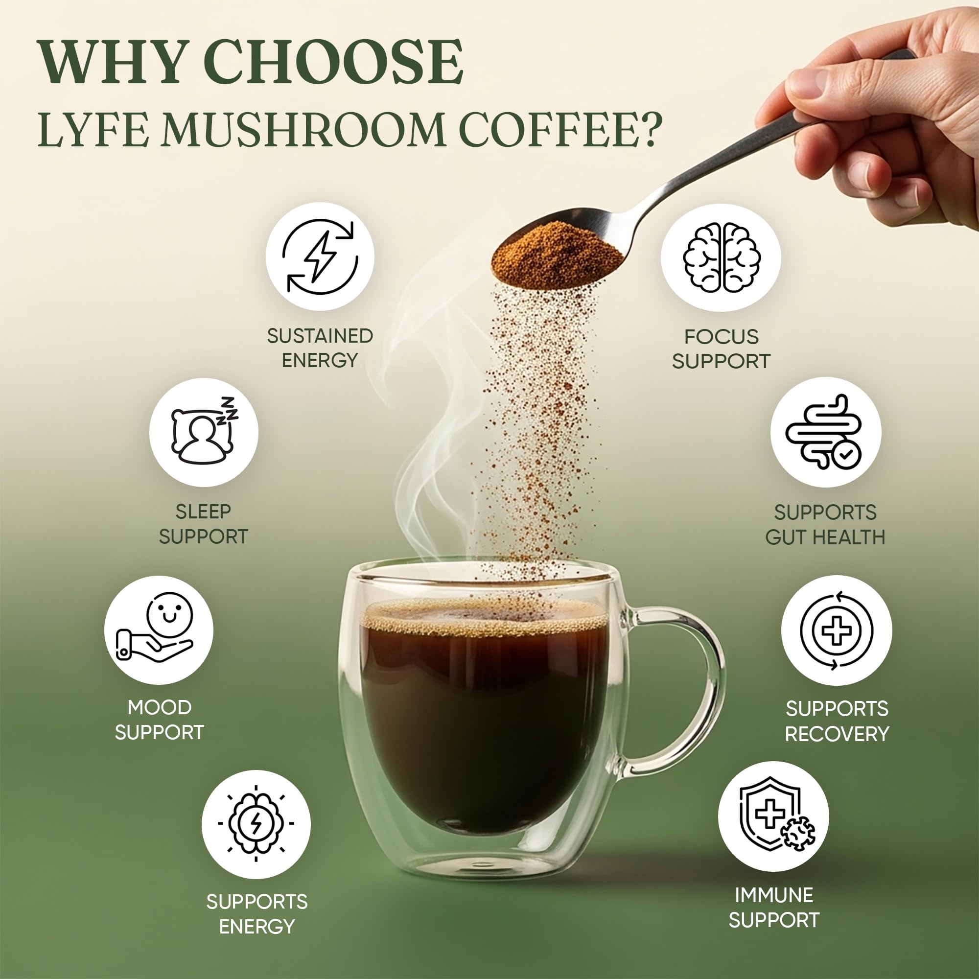 Lions Mane mushroom coffee product image