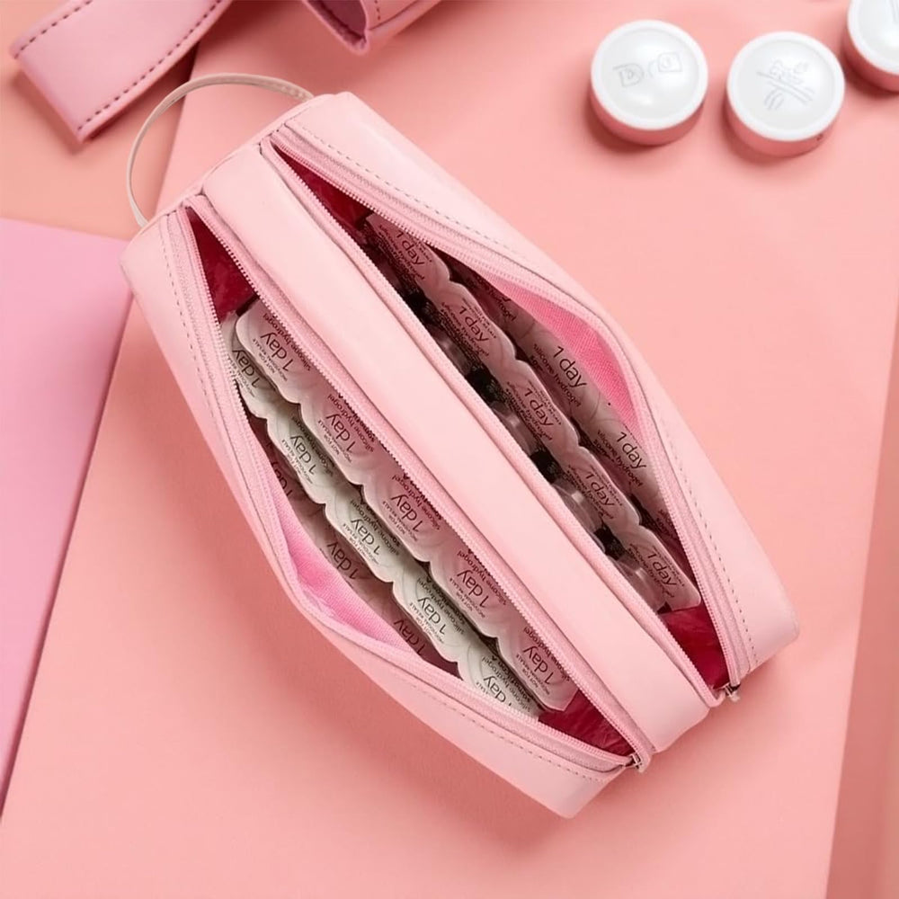 Lightweight and portable on-the-go lens case