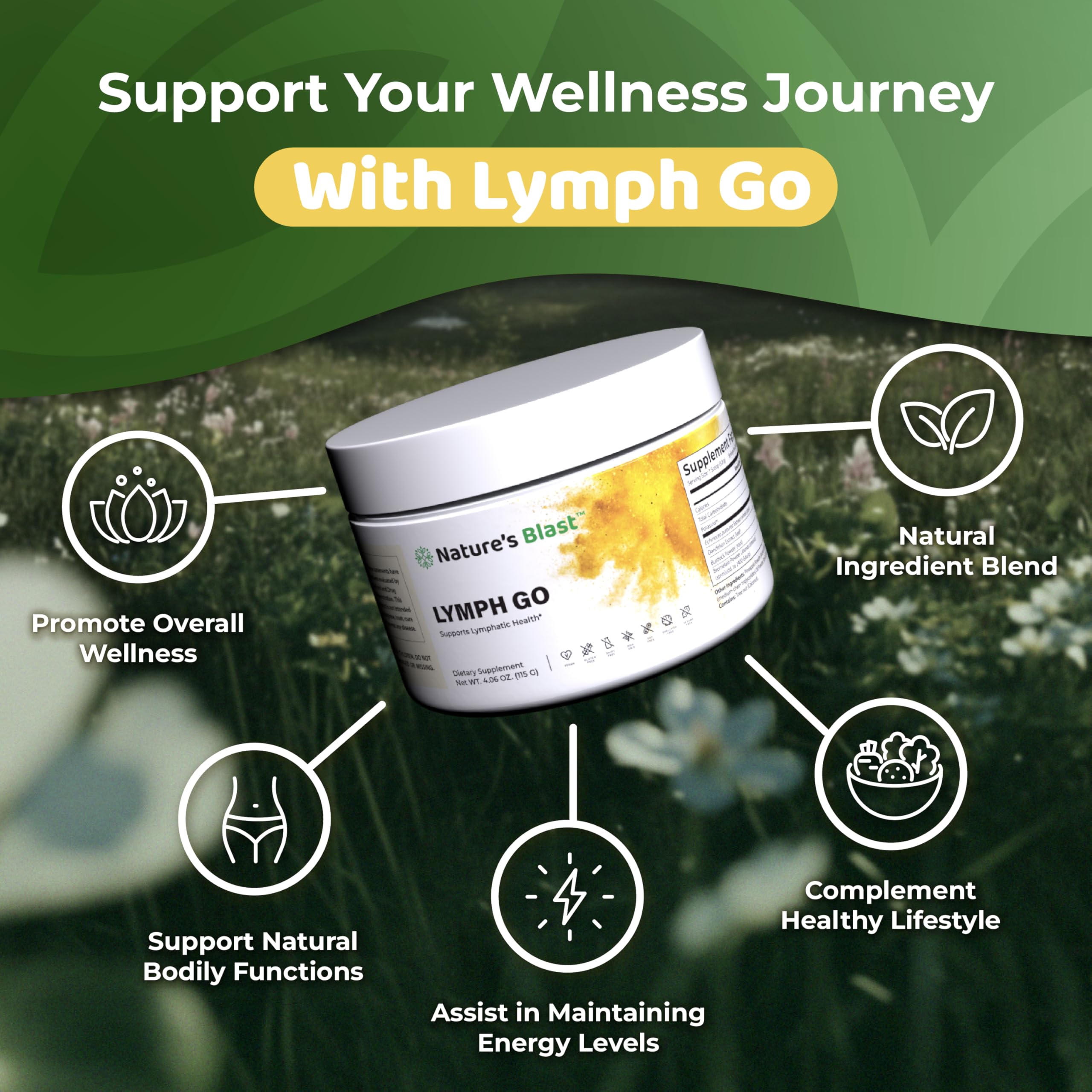 Lymph Go packaging front view