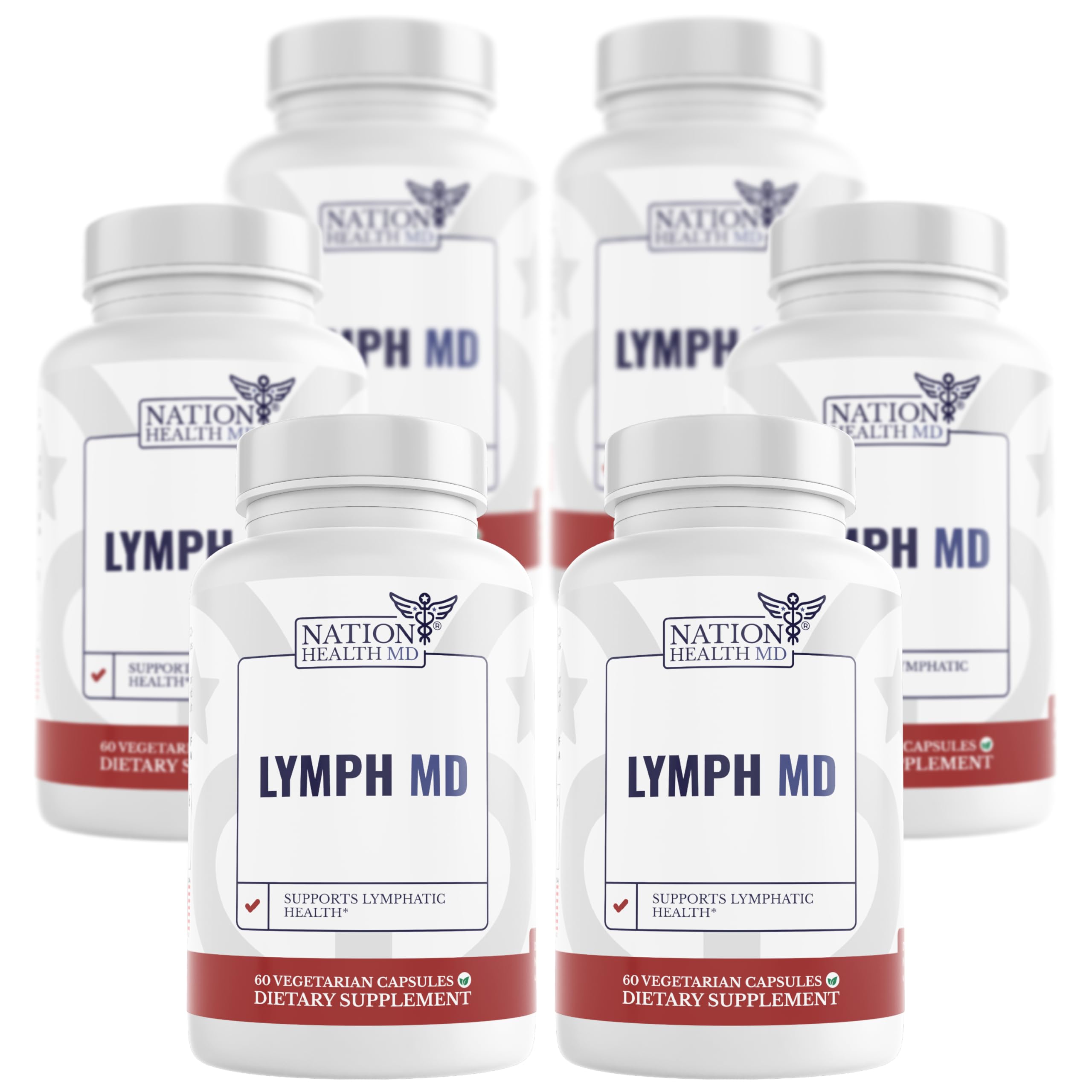 Lymph MD bottle with 360 capsules