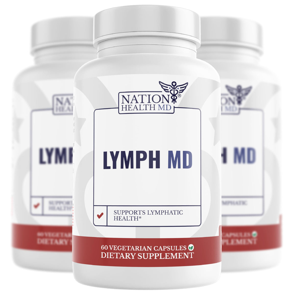 Lymph MD bottle front view with label