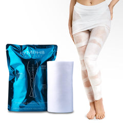 LYMPH8 body wrap unfolded for at home lymphatic care and contouring.