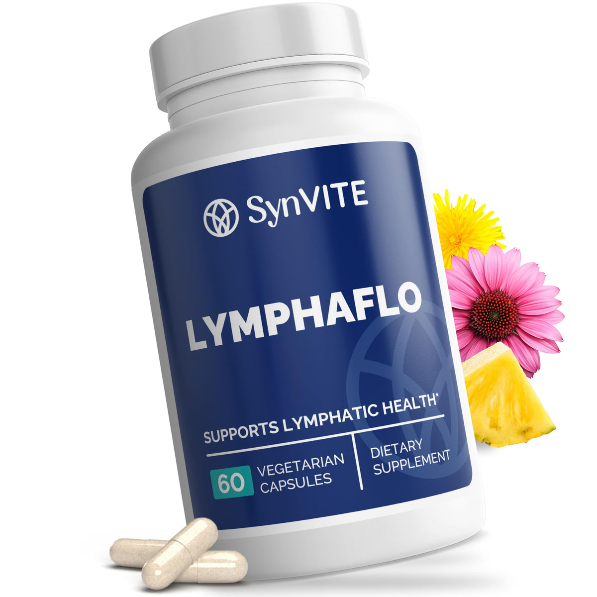 Front view of LymphaFlo bottle