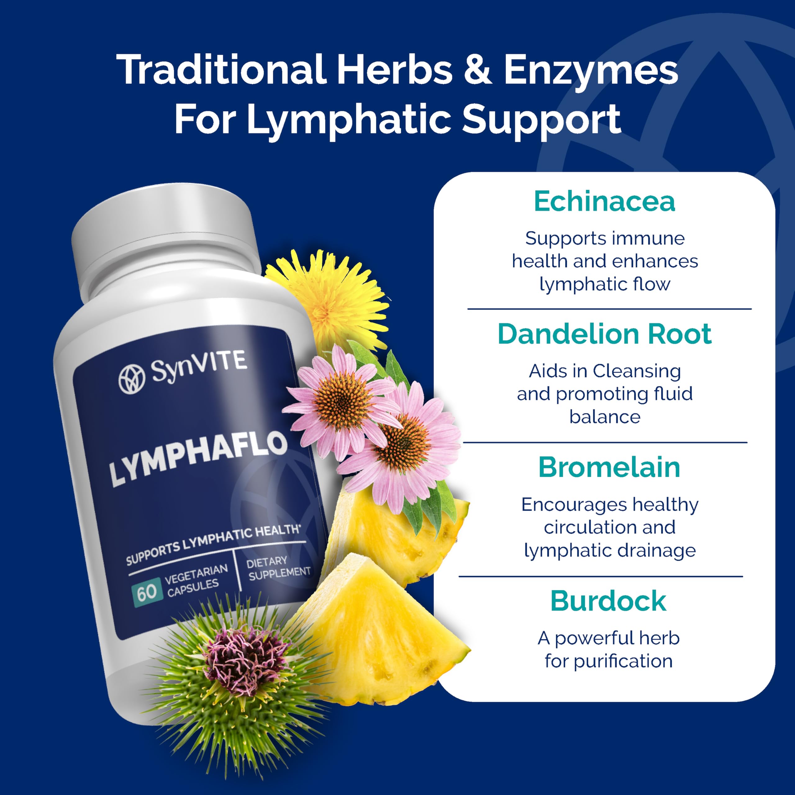 Close-up of bromelain ingredient used in LymphaFlo