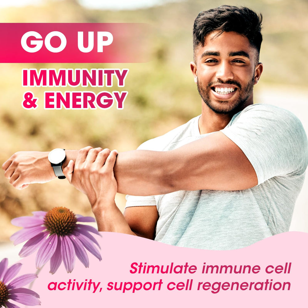 Non-GMO label with raspberry flavor highlight