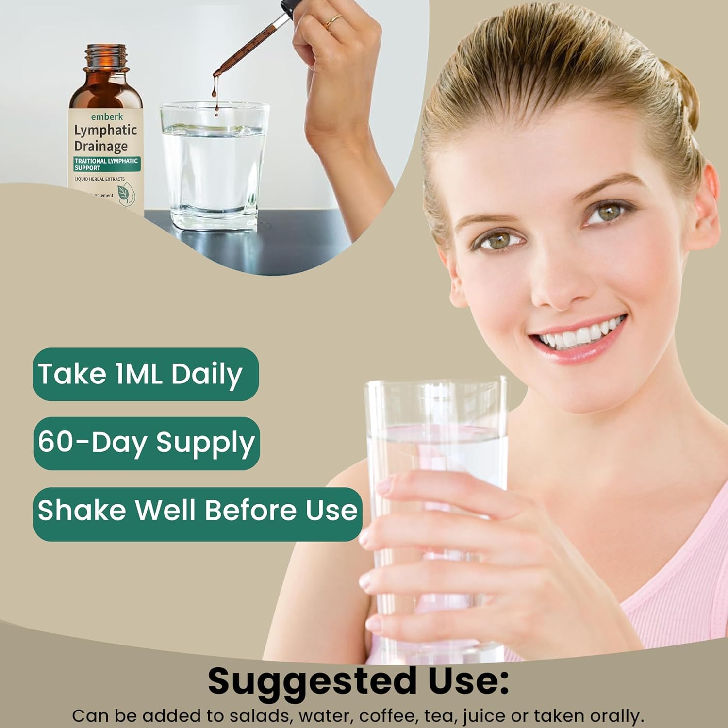 Lifestyle image showing daily immune support routine with drops
