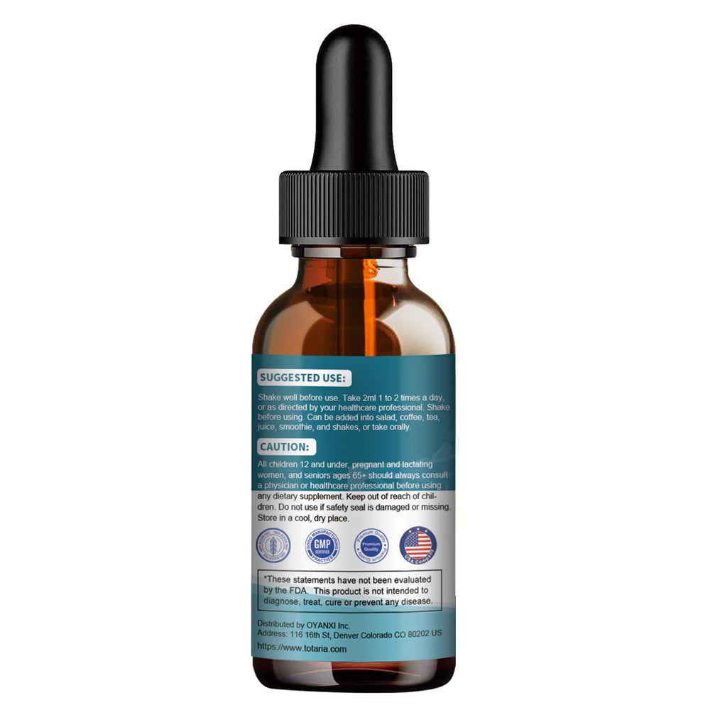 Dropper dispensing bottle of Lymphatic Drops