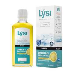 Lysi cod liver oil bottle product image