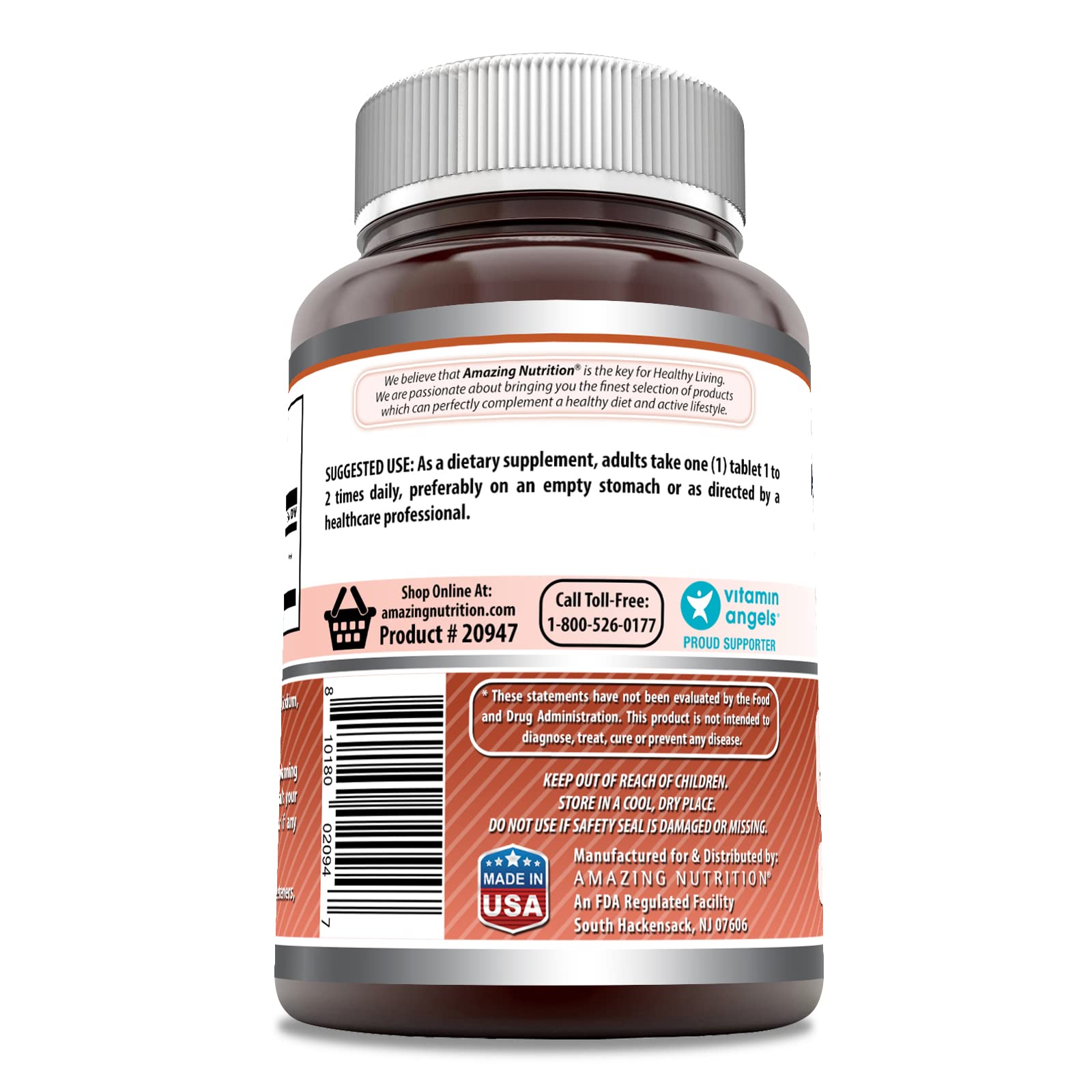 Non-GMO, gluten-free Lysine 1000 mg