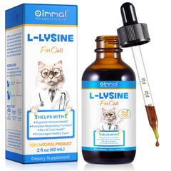 Lysine for Cats bottle with chicken flavor label