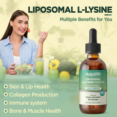 L-lysine liquid drops with vitamins C, B6, D3, B12 and zinc gluconate