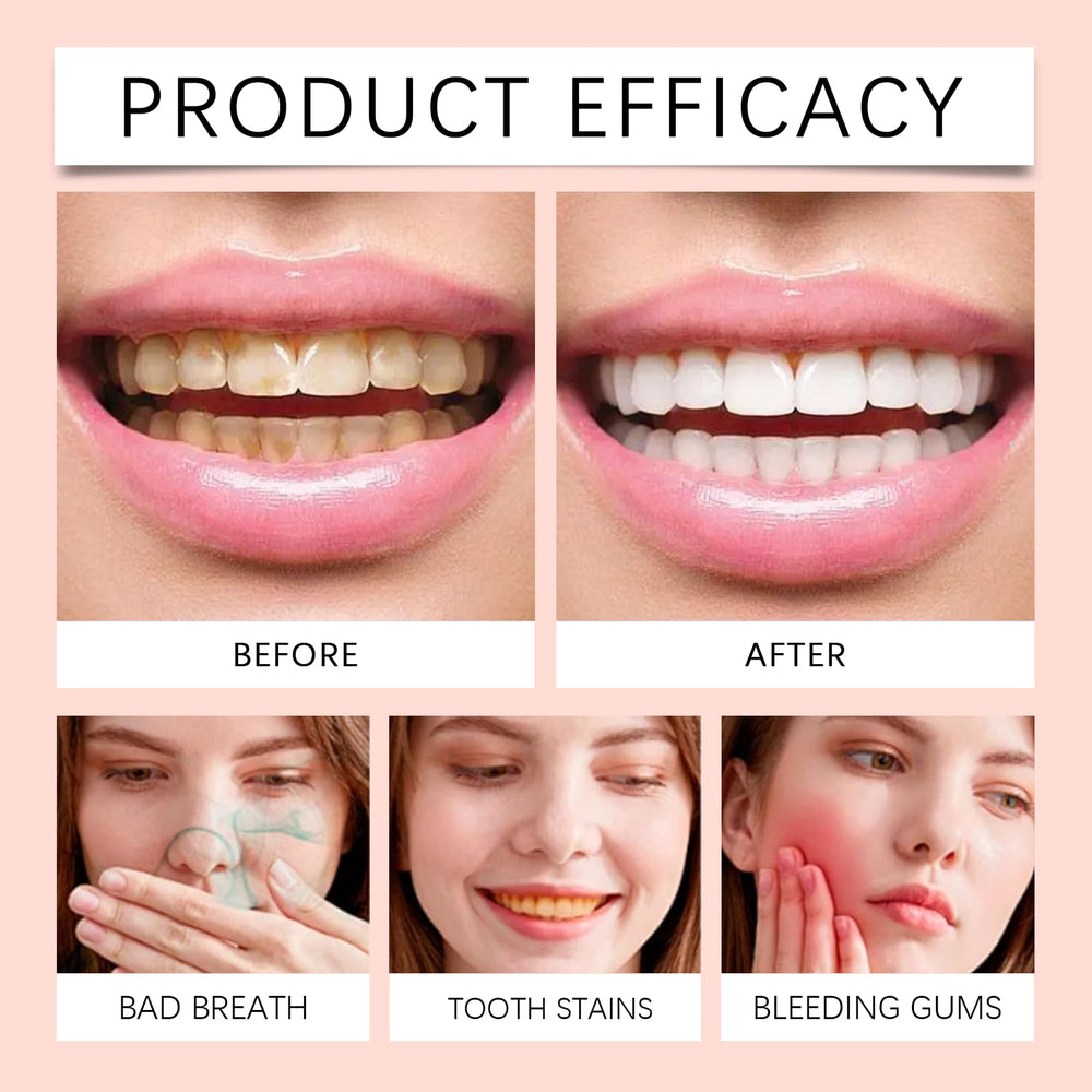 Smiling person showcasing clean radiant teeth
