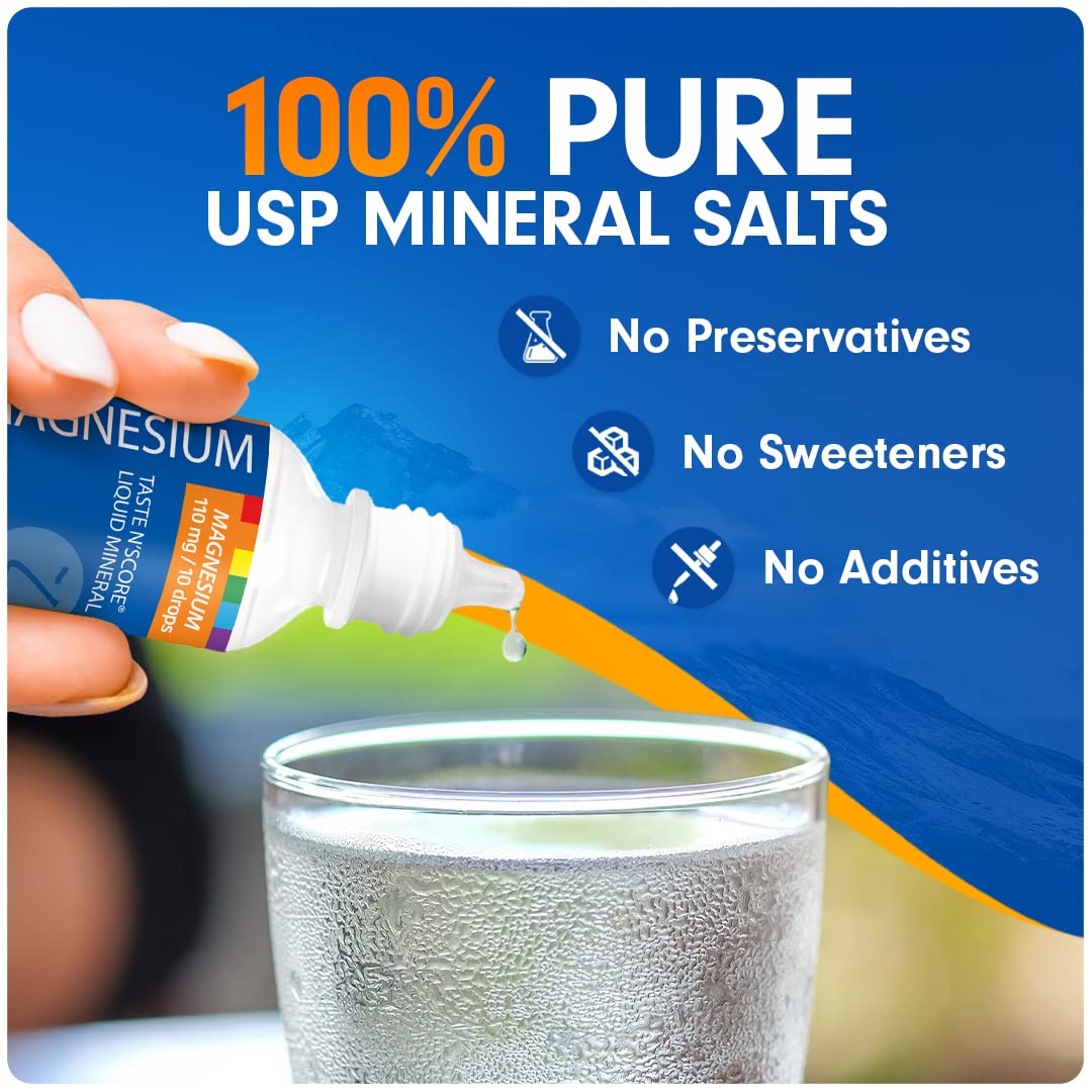 Close-up of Lyte Balance mineral drop bottle label