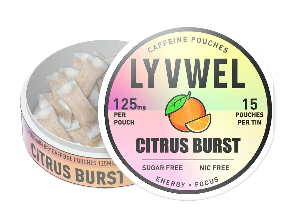 LyvWel sugar-free energy pouch promotes clean energy without crash.