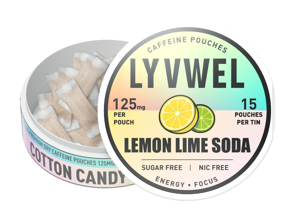 LyvWel travel-on-the-go energy pouch in a compact setup.