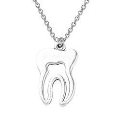Teeth jewelry necklace design detail