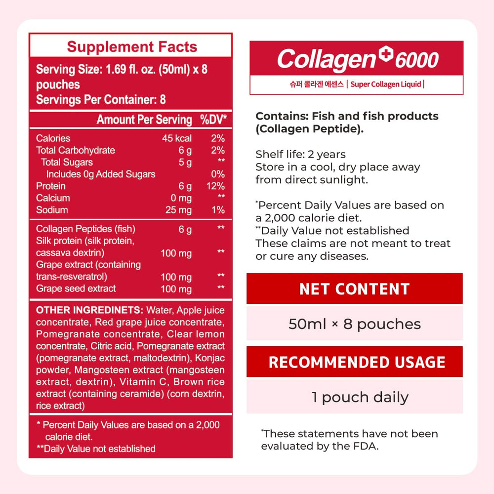 No added sugar label on m2 Liquid Collagen Drink