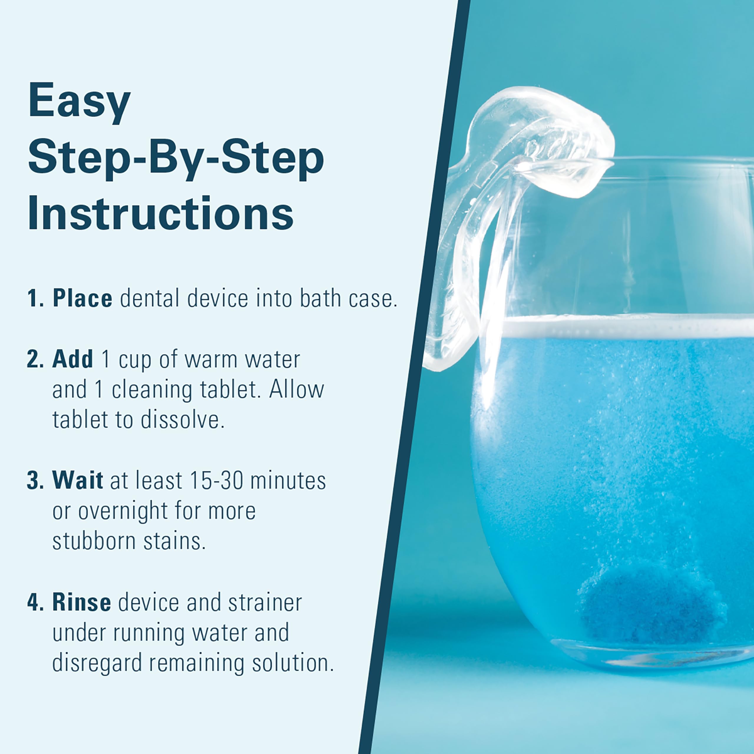 Aligner and night guard cleaner in case