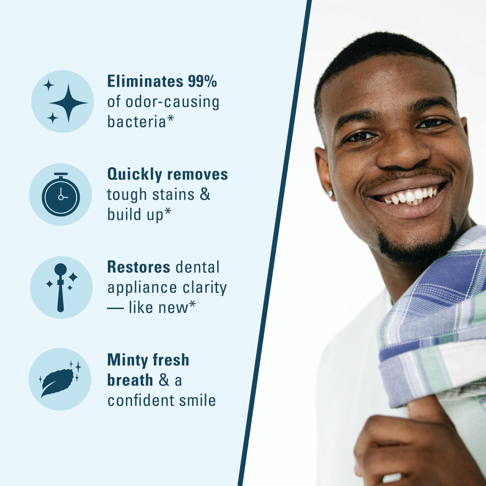 Daily soaking helps prevent food particles and cloudy film on appliances