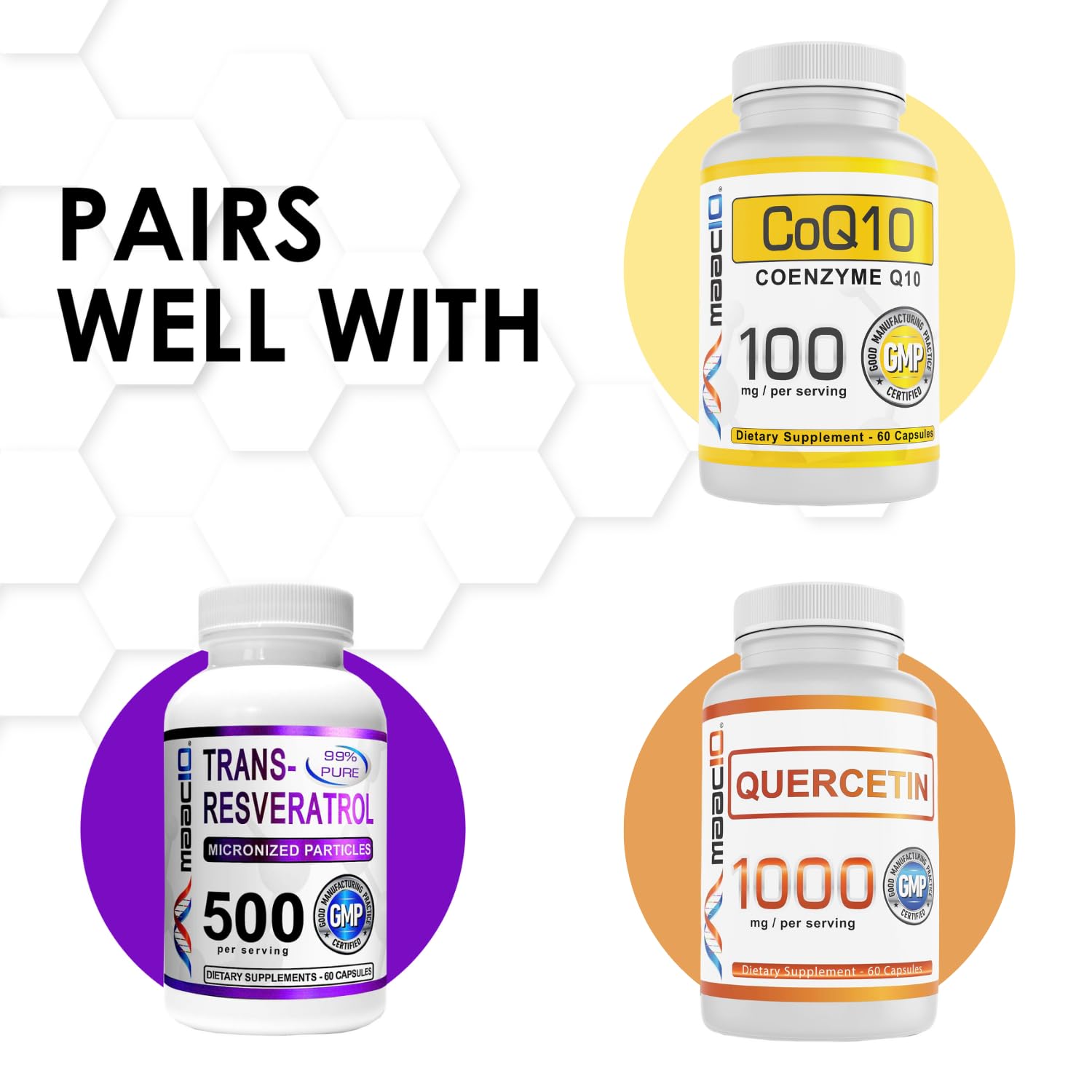 Premium MAAC10 NADH packaging box shown for wellness routines.