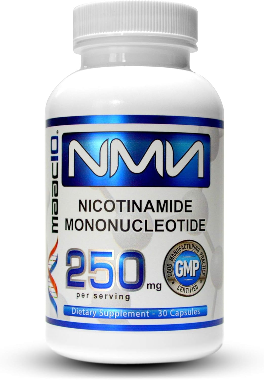 MAAC10 NMN 250mg capsules bottle - front view