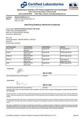 MAAC10 Ursolic Acid bottle back label