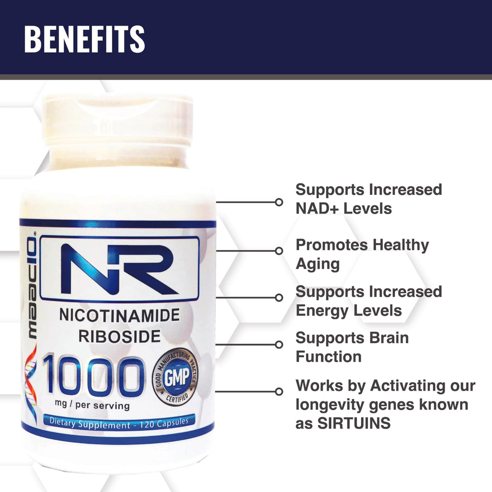 Maac10 NR bottle with 120 capsules