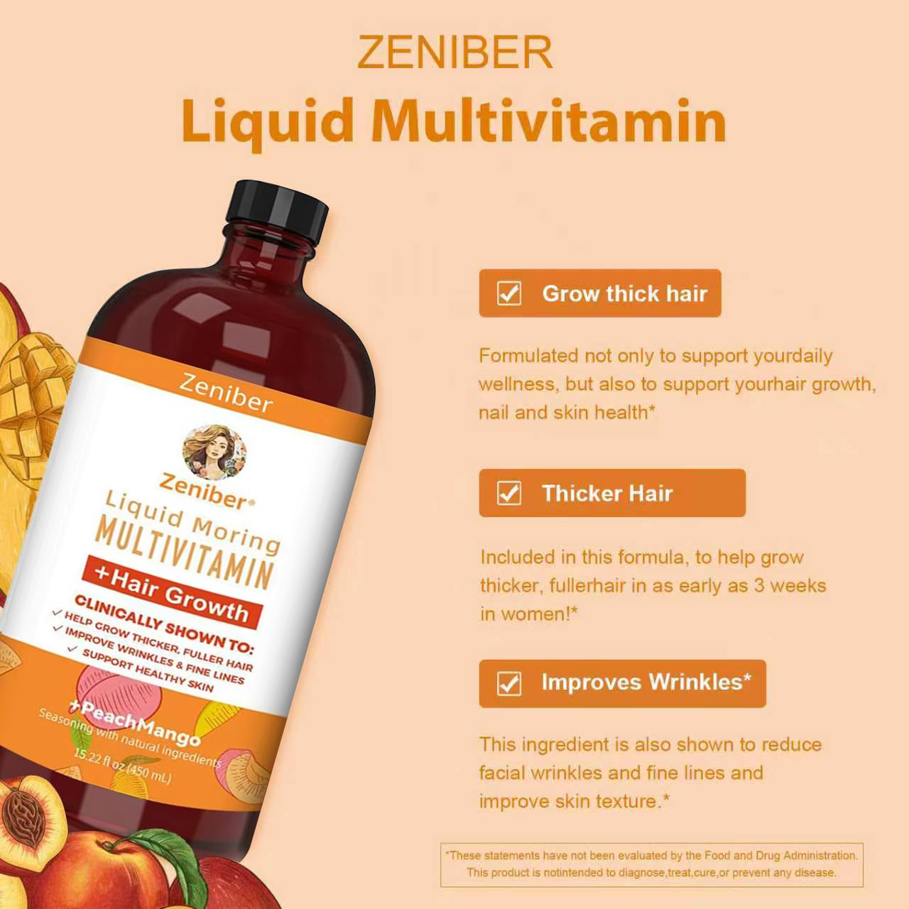 Illustration emphasizing hair growth and fullness