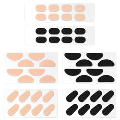 Oval nose pads in skin color made from EVA foam