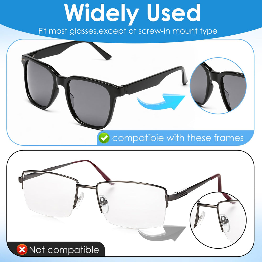 Universal compatibility diagram for Mabor nose pads and various frame types