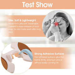 Mabor EVA foam nose pads – D-shape for secure fit