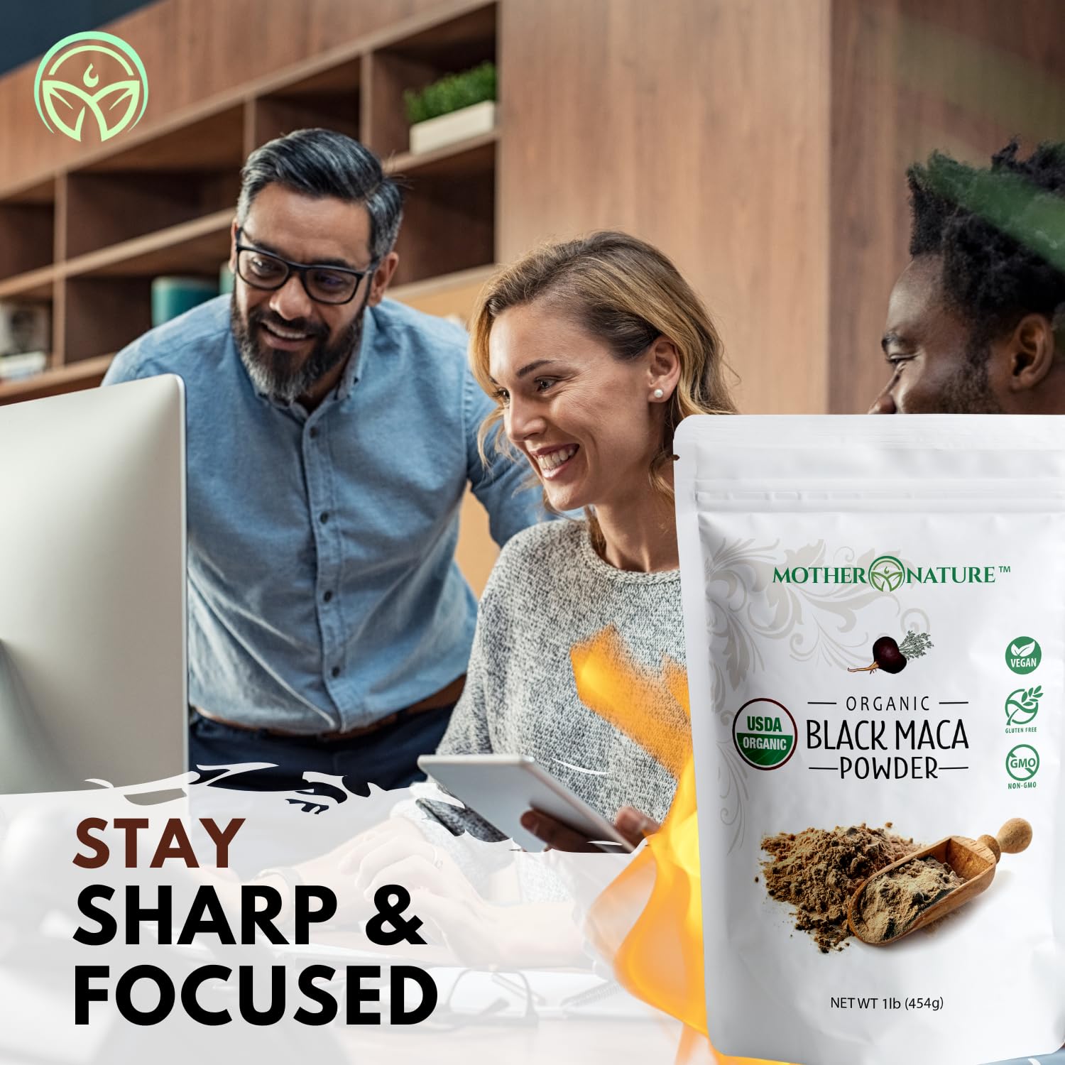 Peruvian Maca root adaptogen concept