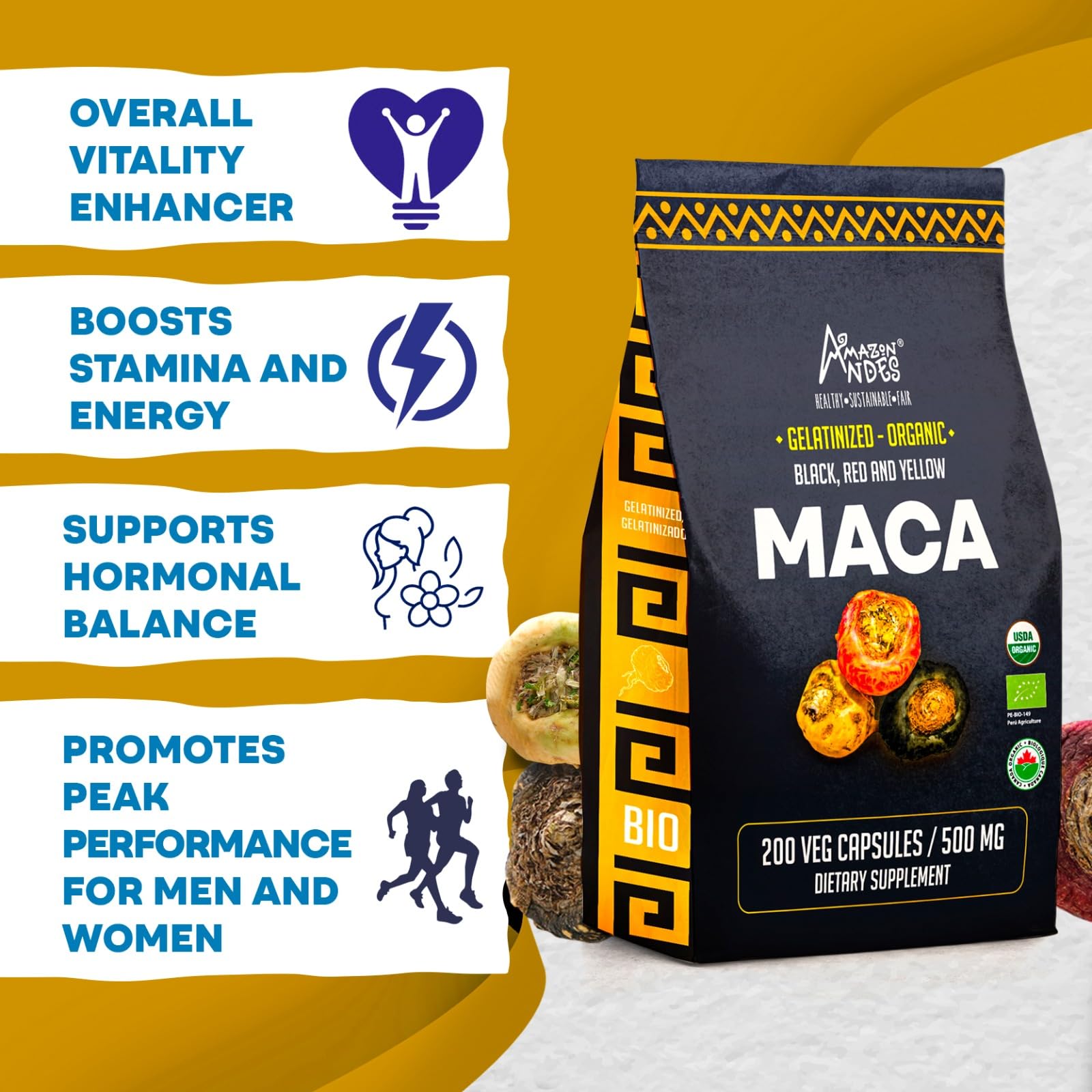 Maca for energy and endurance