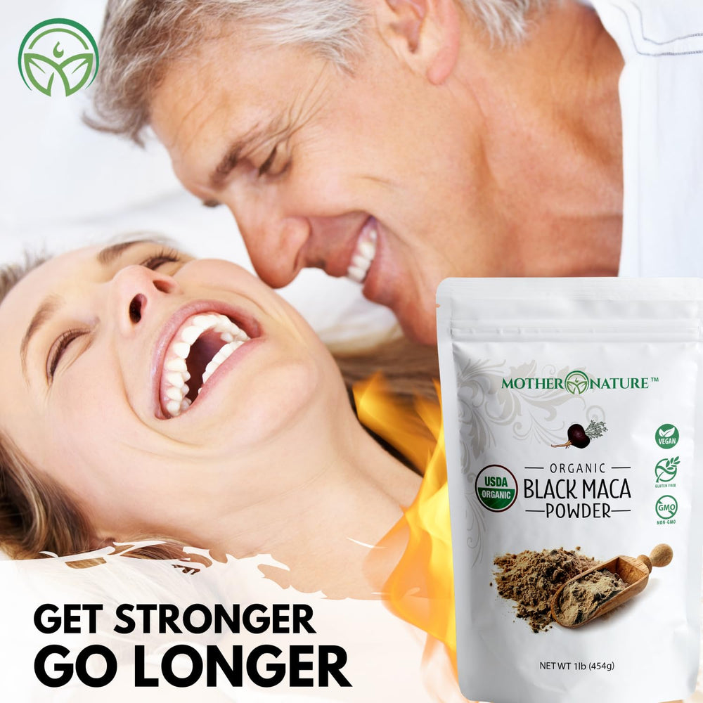 1 teaspoon of black maca powder added to a beverage