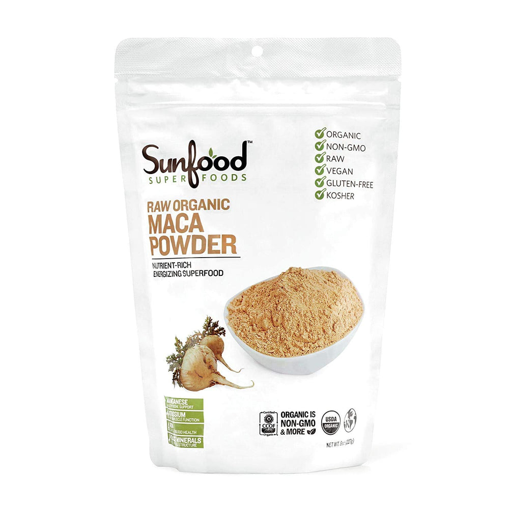 Organic Peruvian maca powder - 8 oz bag
