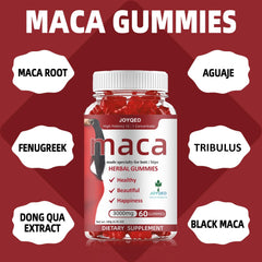 Close-up of maca blend showing 3000mg per serving