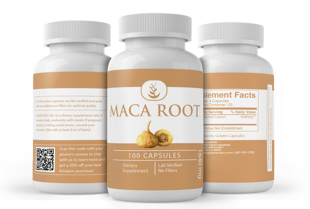 Capsules arranged in a row