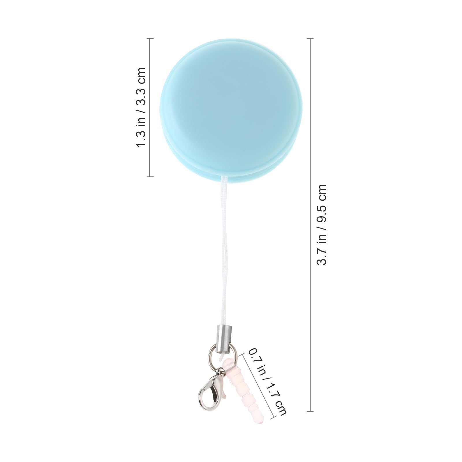 Pastel macarons design with cute lanyard