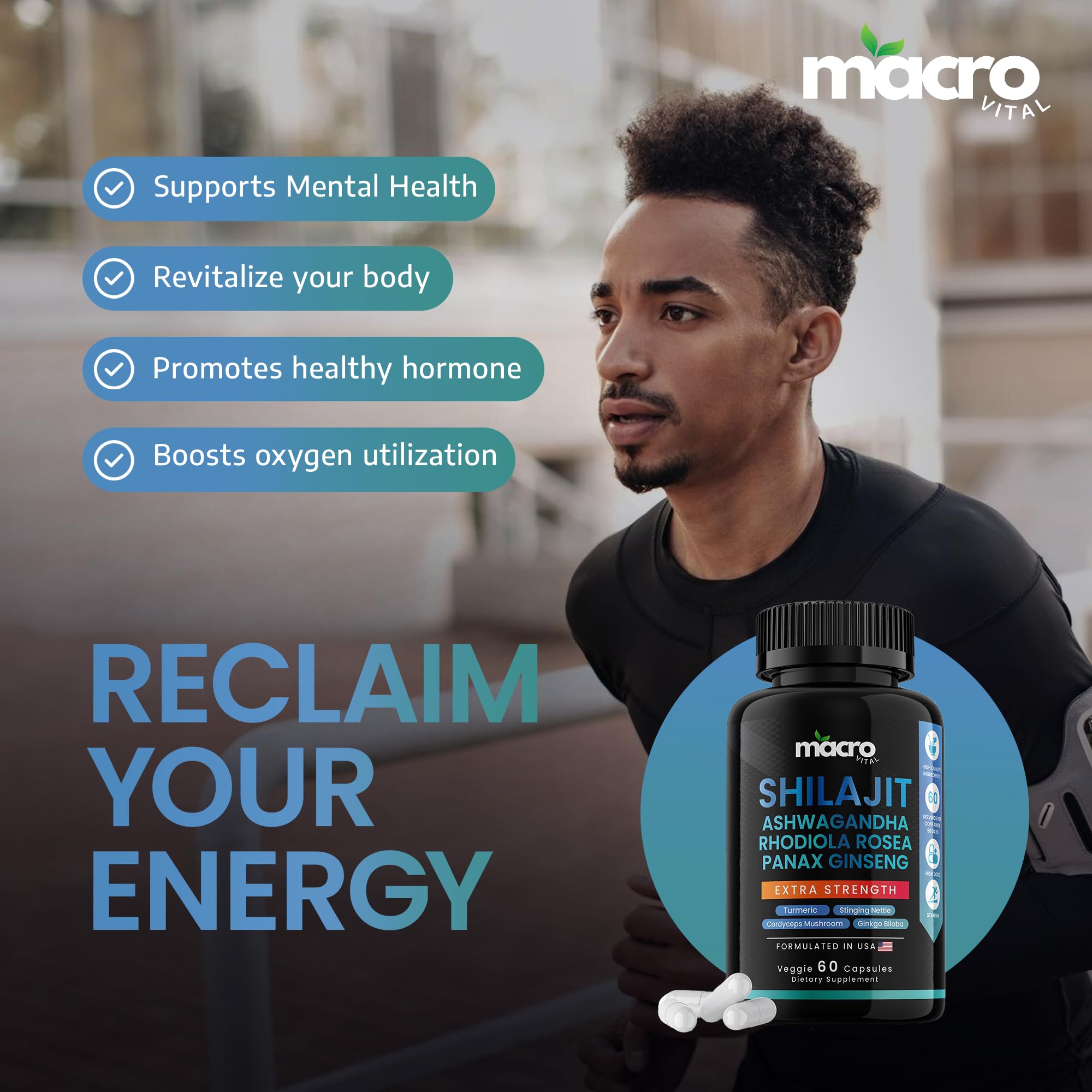 Cordyceps Mushroom with other key ingredients