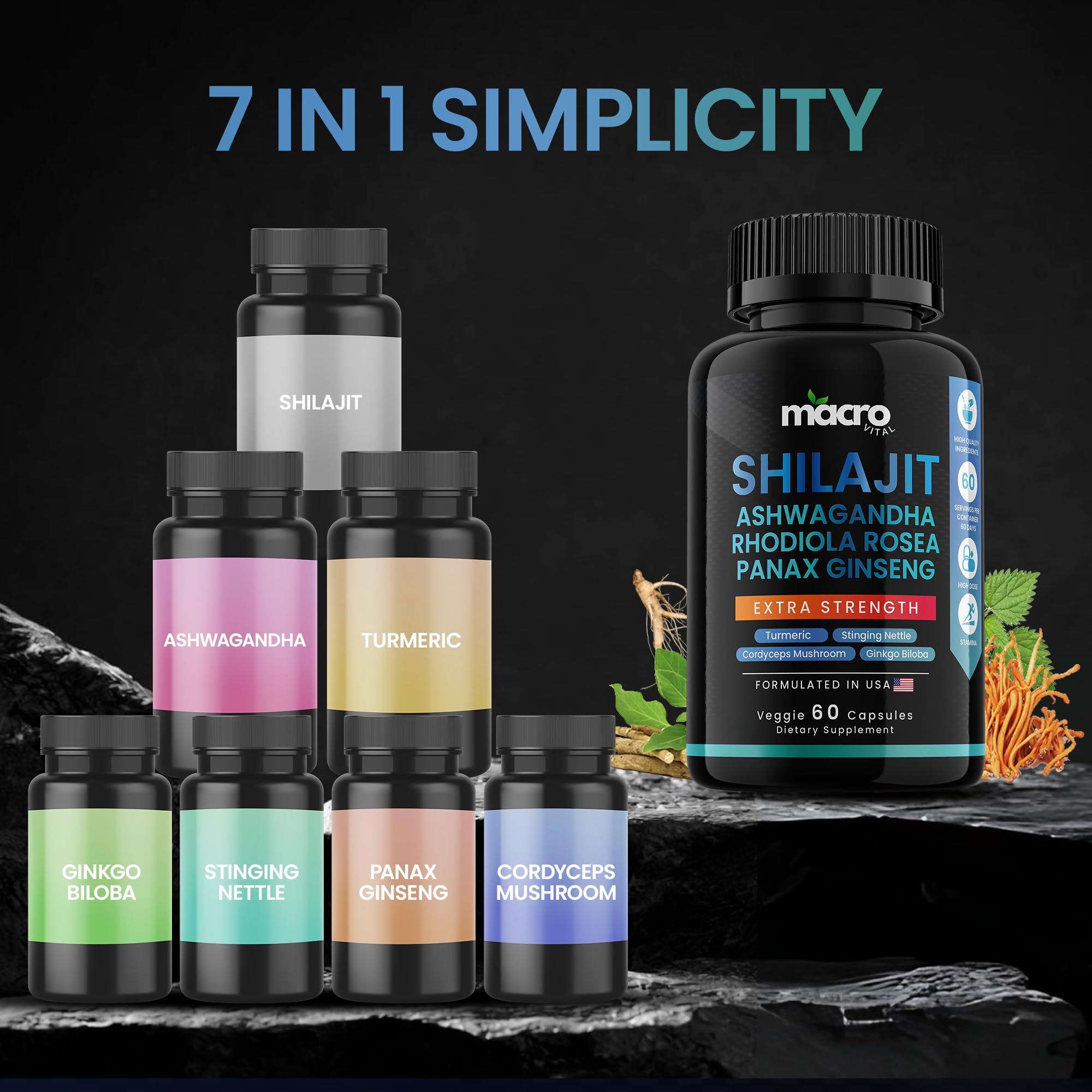 Packaging showing USA-made and GMP-certified label