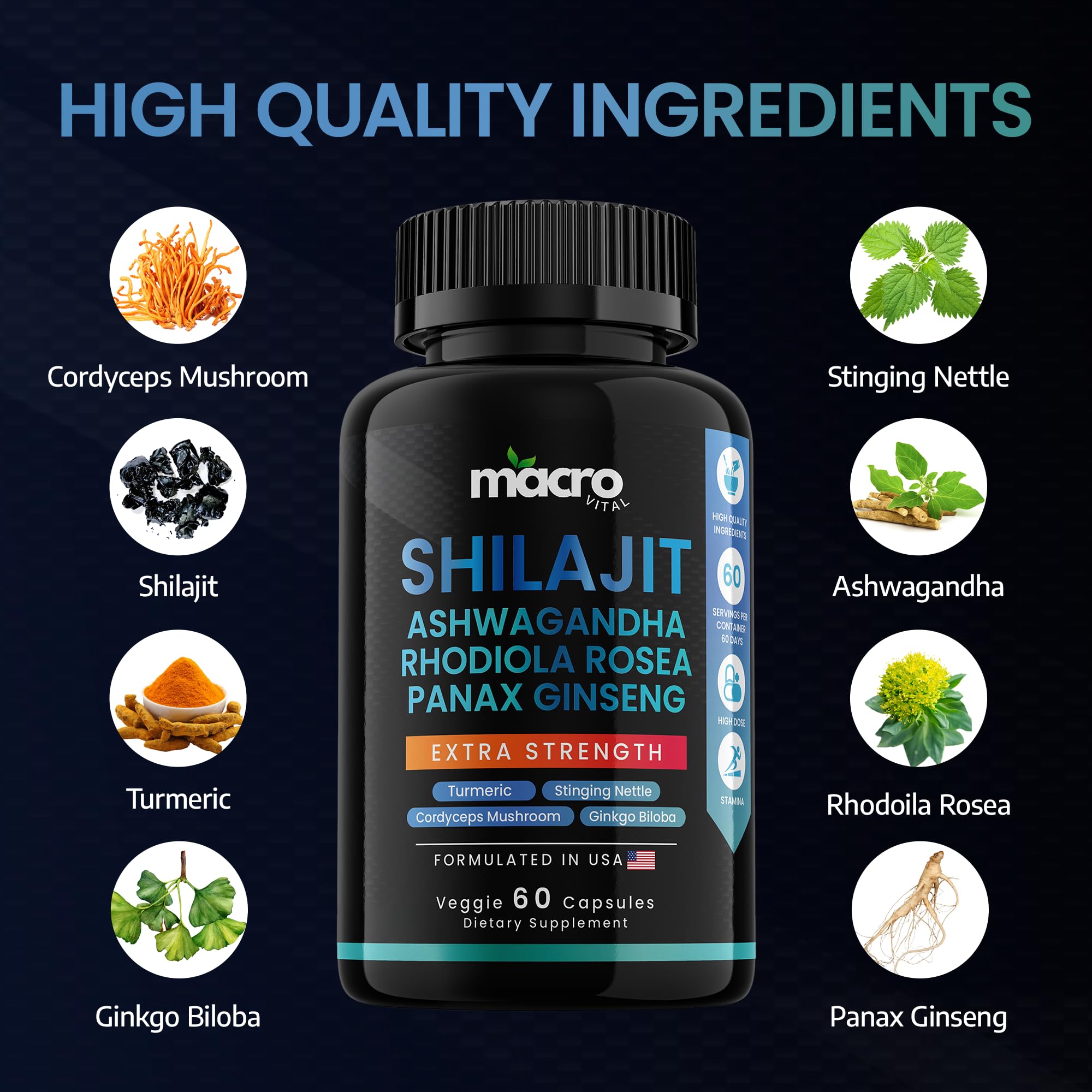 Stinging nettle and turmeric with other botanicals