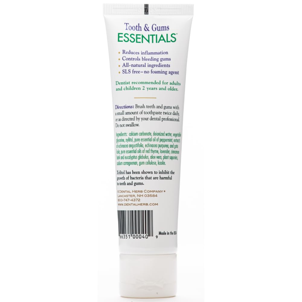 Made in USA badge for Essentials toothpaste