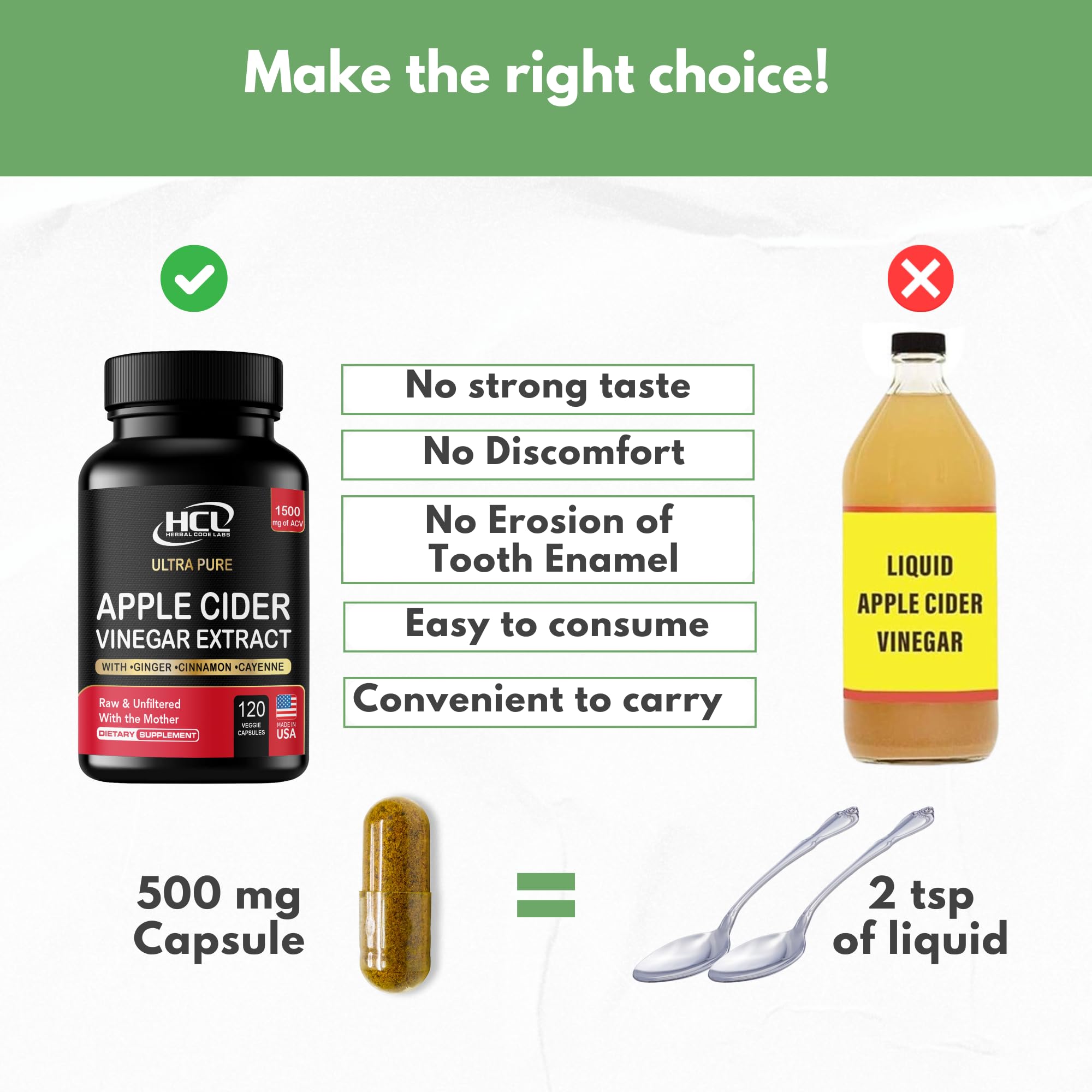 Made in USA in FDA-registered facility