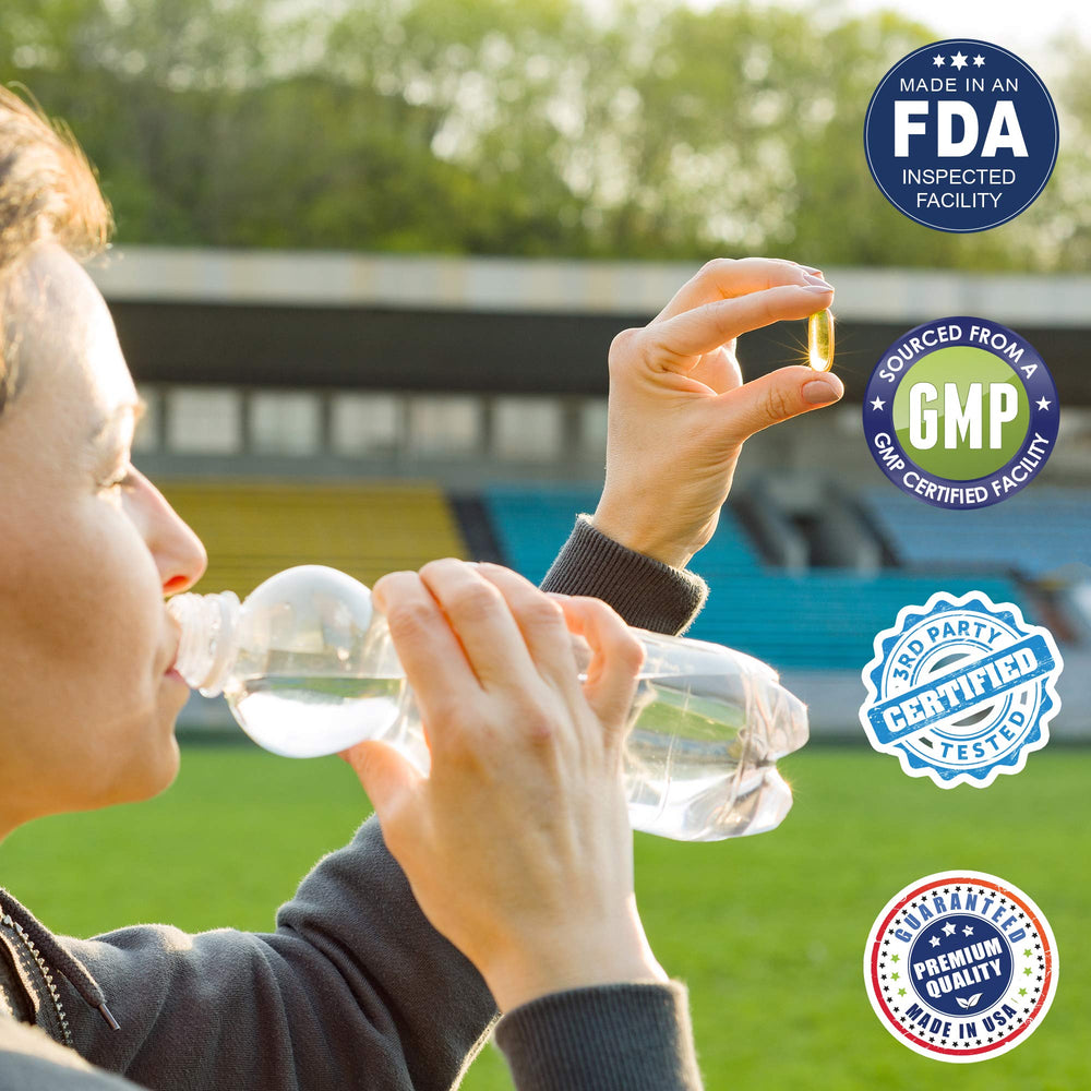 Manufactured in USA in FDA-registered GMP-certified facility